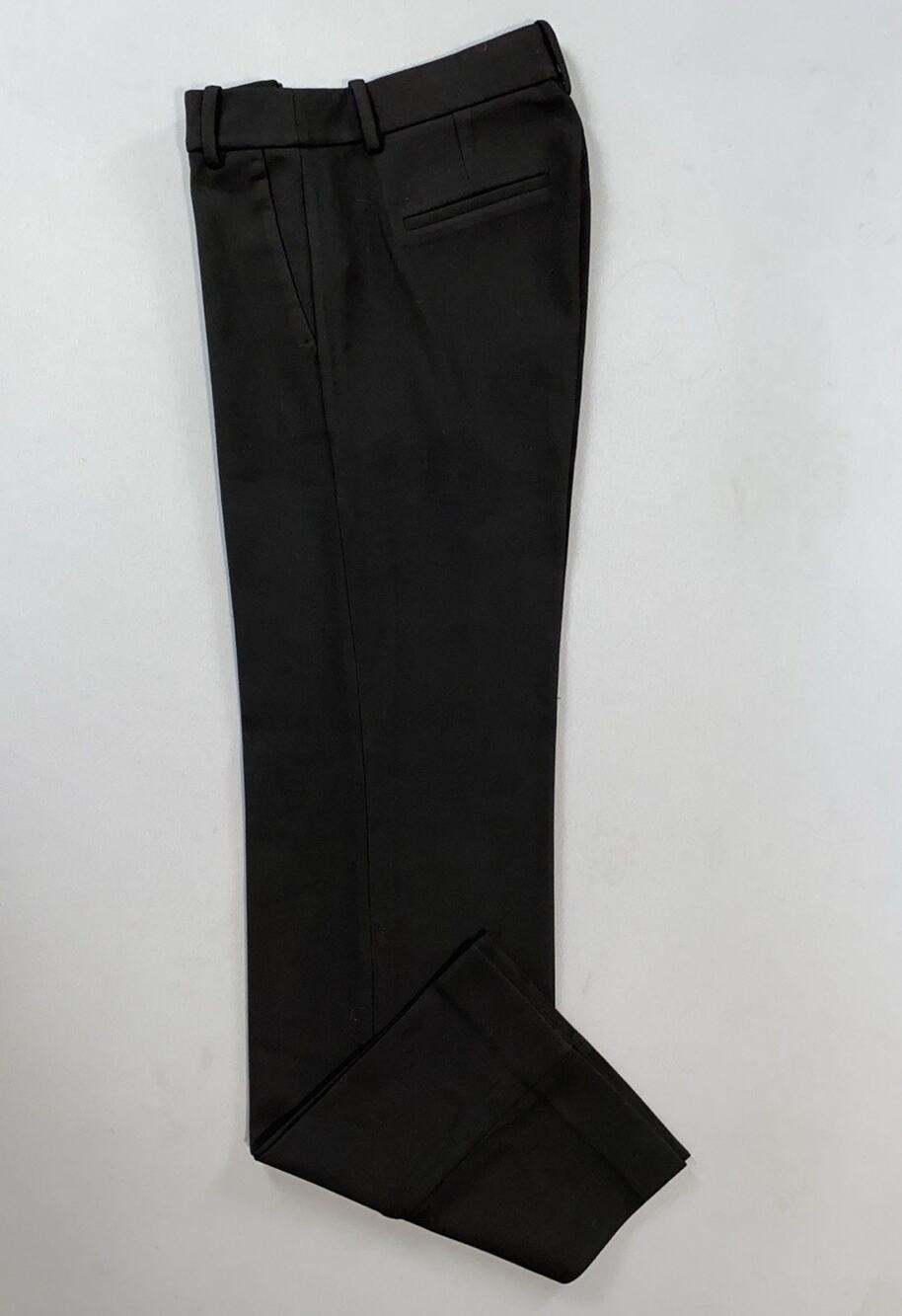 J Crew Wide Leg Bi-Stretch Chino Dress Pants, Trousers. Black, Women's 0. EUC!
